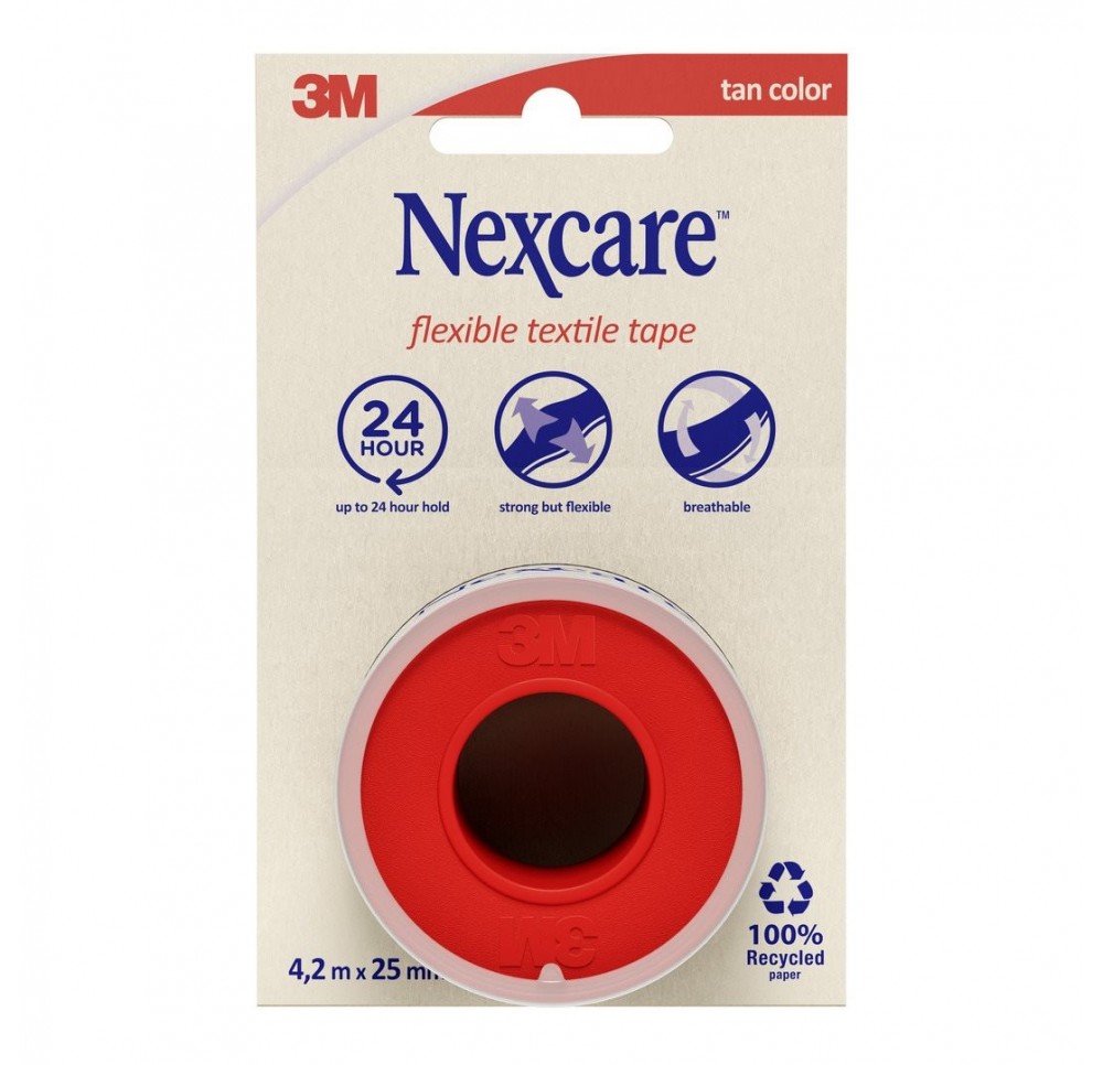 3M NEXCARE Flexible ruban text 4.2mx25mm rouleau