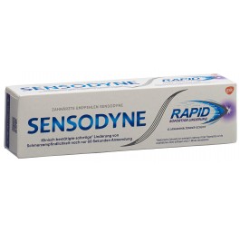 SENSODYNE Rapid dentifrice tb 75 ml