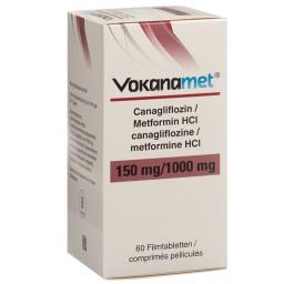 VOKANAMET cpr pell 150/1000 mg bte 60 pce