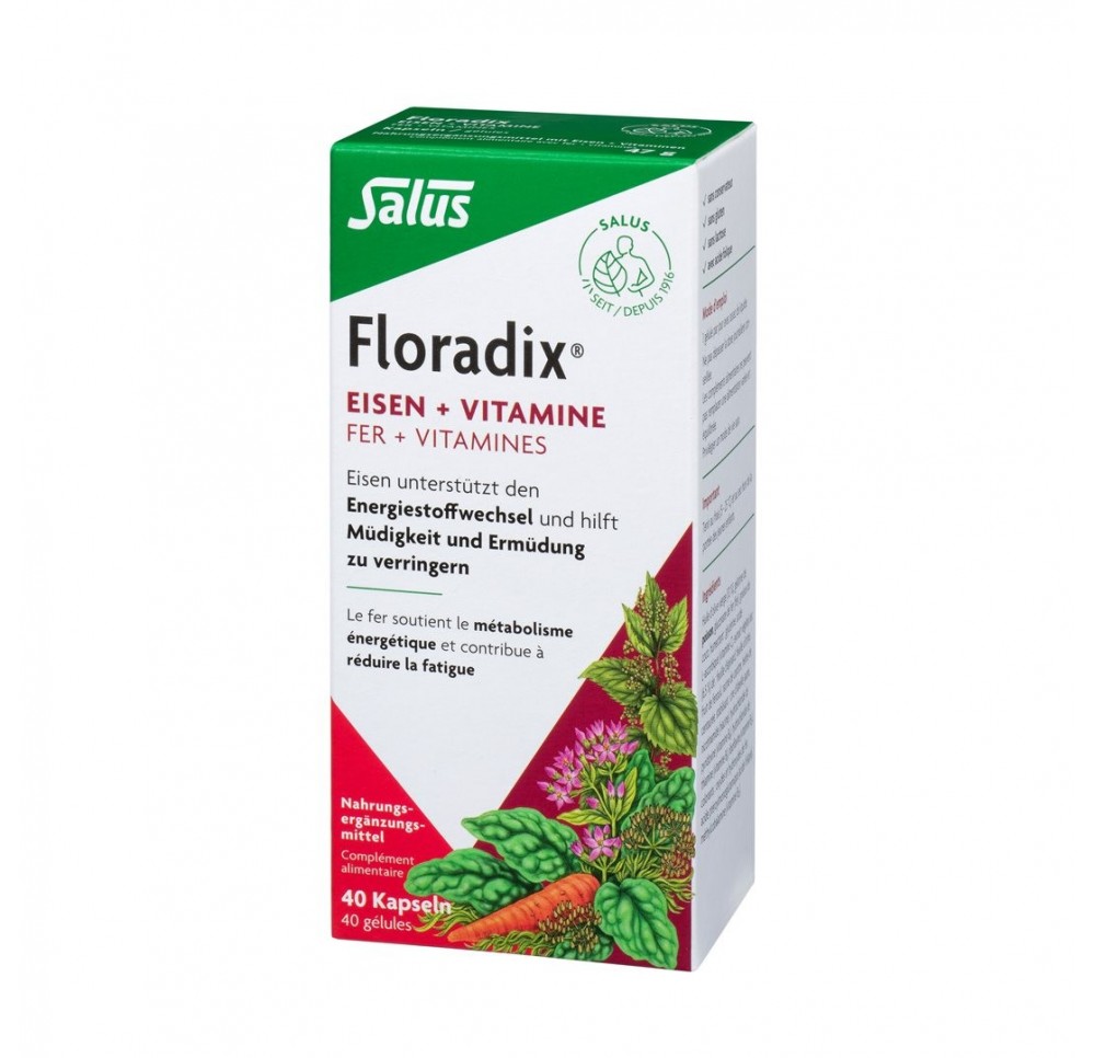 FLORADIX Fer + vitamines caps 40 pce