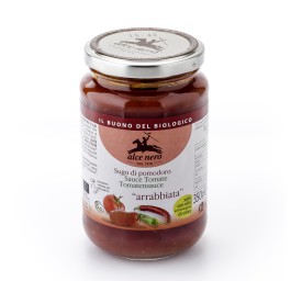 ALCE NERO tomates sauce all'arrabiata verre 350 g