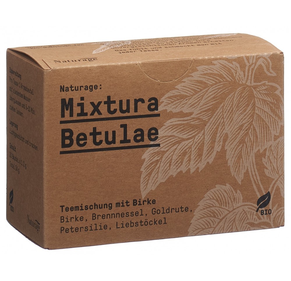 NATURAGE mélange tisane bouleau bio 20 sach 1.2 g