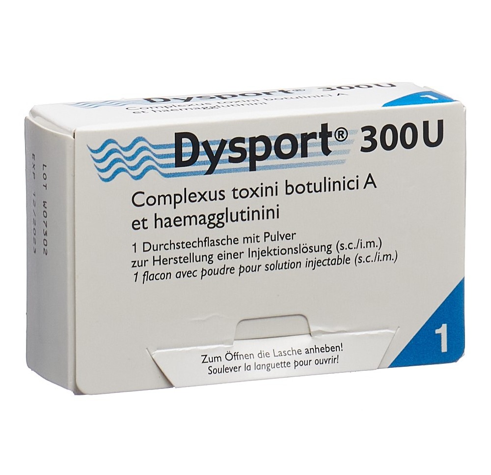 DYSPORT subst sèche 300 U flac