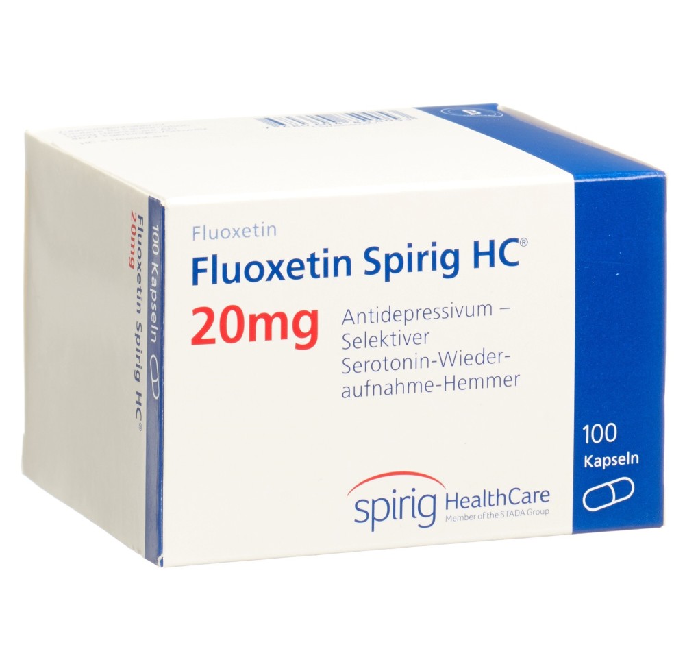 FLUOXETINE Spirig HC caps 20 mg 100 pce FLUOXETINE Spirig HC caps 20 mg 100 pce