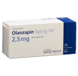 OLANZAPINE Spirig HC cpr pell 2.5 mg 28 pce
