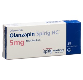 OLANZAPINE Spirig HC cpr pell 5 mg 28 pce