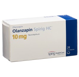 OLANZAPINE Spirig HC cpr pell 10 mg 28 pce
