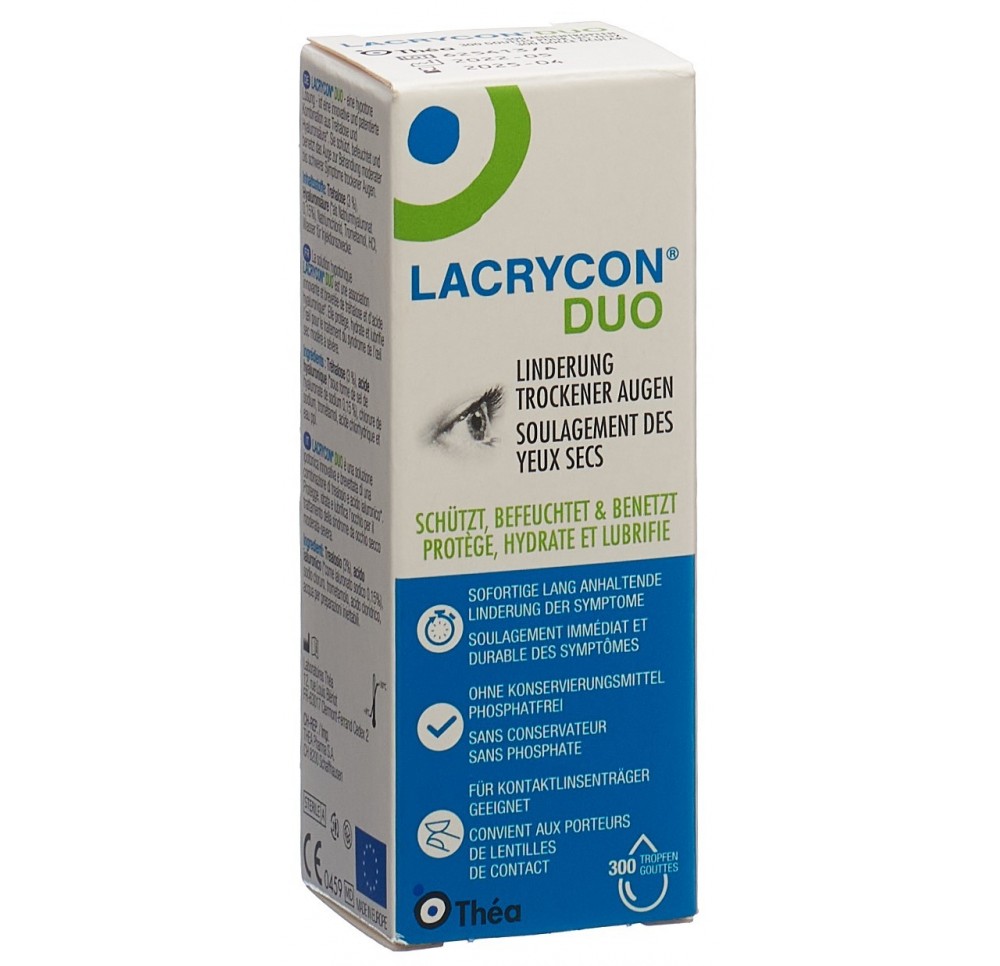 LACRYCON DUO gtt opht fl 10 ml