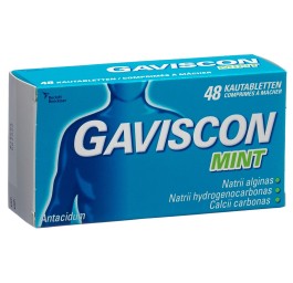 GAVISCON cpr croquer mint 48 pce