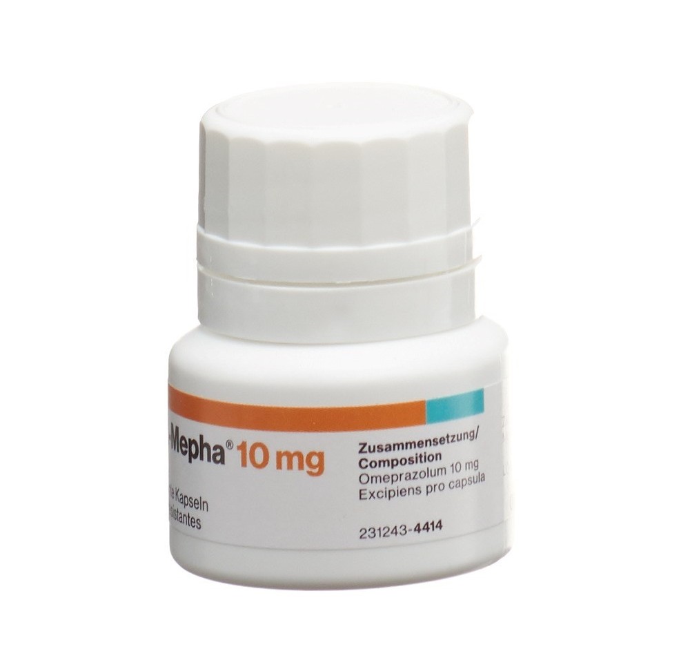OMEPRAZOL Mepha caps 10 mg bte 56 pce