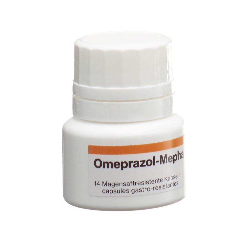 OMEPRAZOL Mepha caps 10 mg bte 98 pce