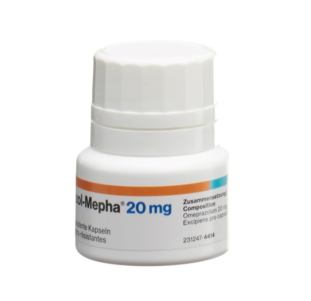 OMEPRAZOL Mepha caps 20 mg bte 56 pce OMEPRAZOL Mepha caps 20 mg bte 56 pce