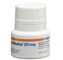 OMEPRAZOL Mepha caps 20 mg bte 56 pce