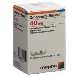 OMEPRAZOL Mepha caps 40 mg bte 28 pce