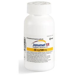 JANUMET XR cpr pell ret 50/500 mg fl 56 pce