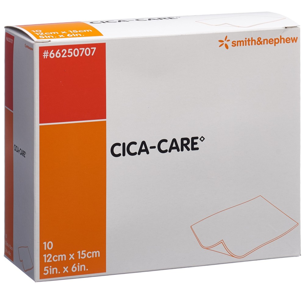 CICA-CARE plaque gel silicone 12x15cm 10 pce