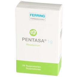 PENTASA supp 1 g 28 pce