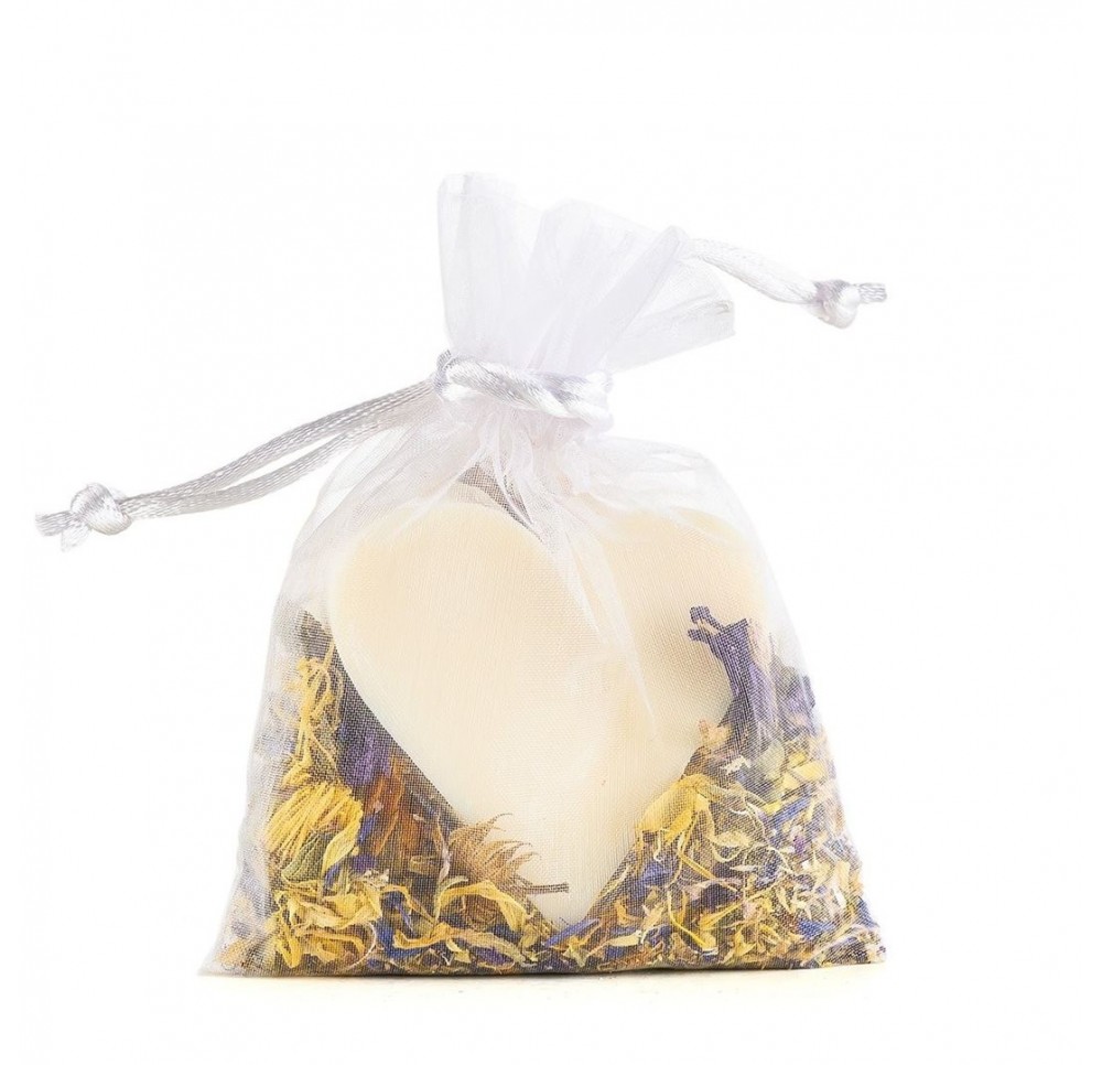 HASLINGER lait brebis savon coeur fleurs 50 g