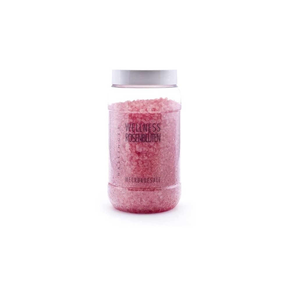 HASLINGER fleur rose sel bain marin bte 1000 g