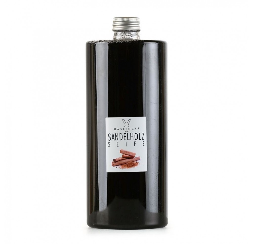 HASLINGER bois sandal savon liquide ref fl 1000 ml