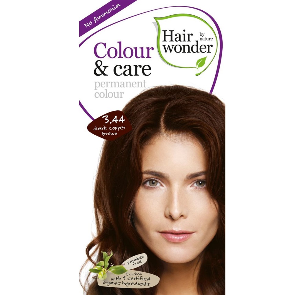 HENNA hairwonder colour & care 3.44 brun cuiv fonc