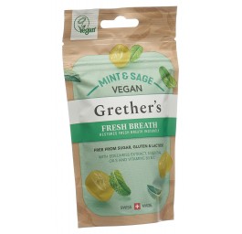 GRETHERS Fresh Breath men sau past vegan sach 45 g