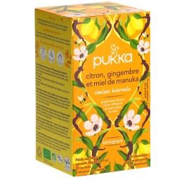 PUKKA Citron Gingemb&Miel Manu thé bio sach 20 pce