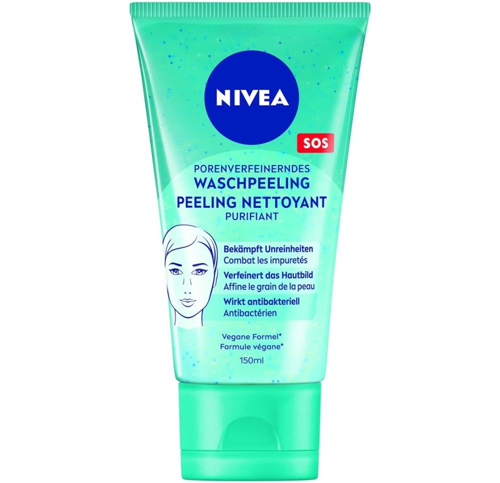 NIVEA peeling nettoyant anti-impuretés 150 ml