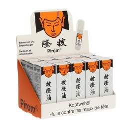 PIROM présentoir huile roll-on 15 pce