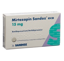 MIRTAZAPINE Sandoz eco cpr orodisp 15 mg 6 pce