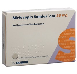 MIRTAZAPINE Sandoz eco cpr orodisp 30 mg 30 pce
