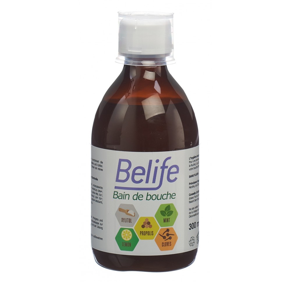 BELIFE bain de bouche fl 300 ml