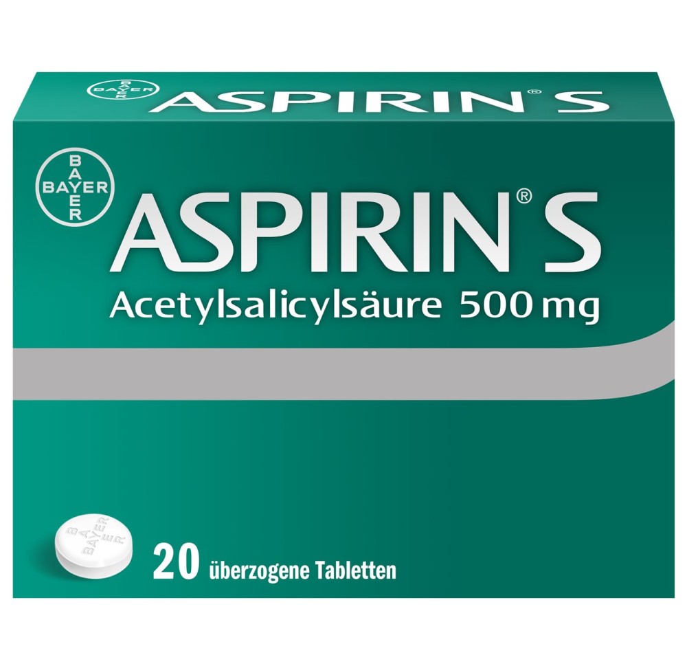 ASPIRINE S cpr 500 mg 20 pce