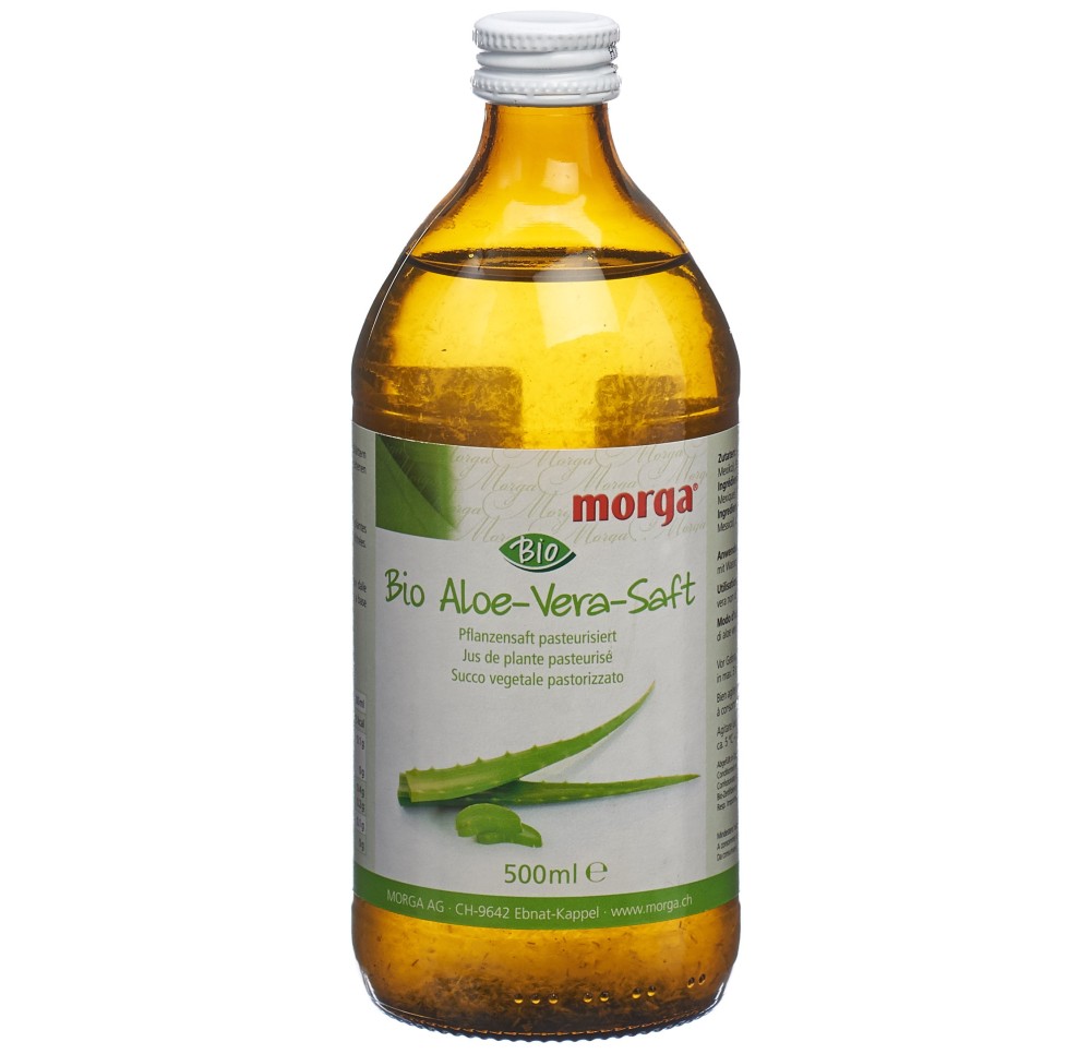 MORGA aloe vera jus bio fl 500 ml MORGA aloe vera jus bio fl 500 ml