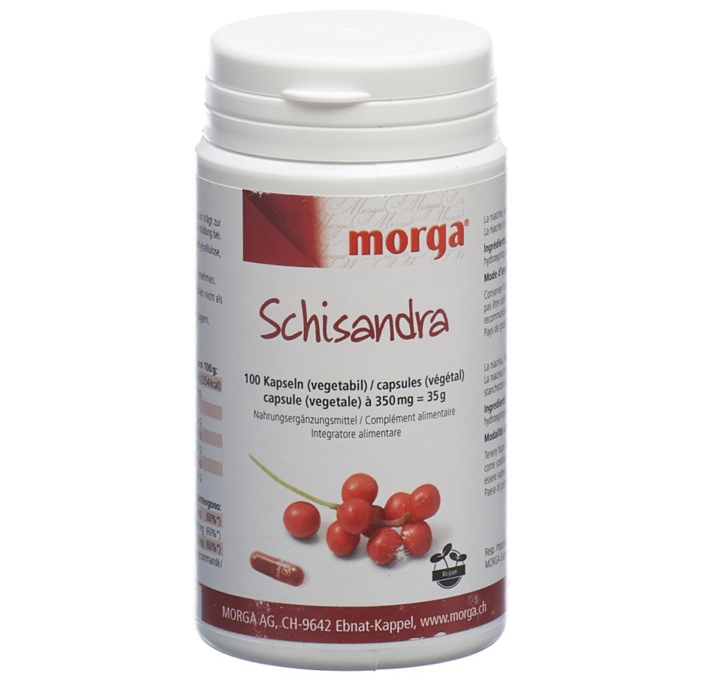 MORGA schisandra capsules végétale bte 100 pce MORGA schisandra capsules végétale bte 100 pce