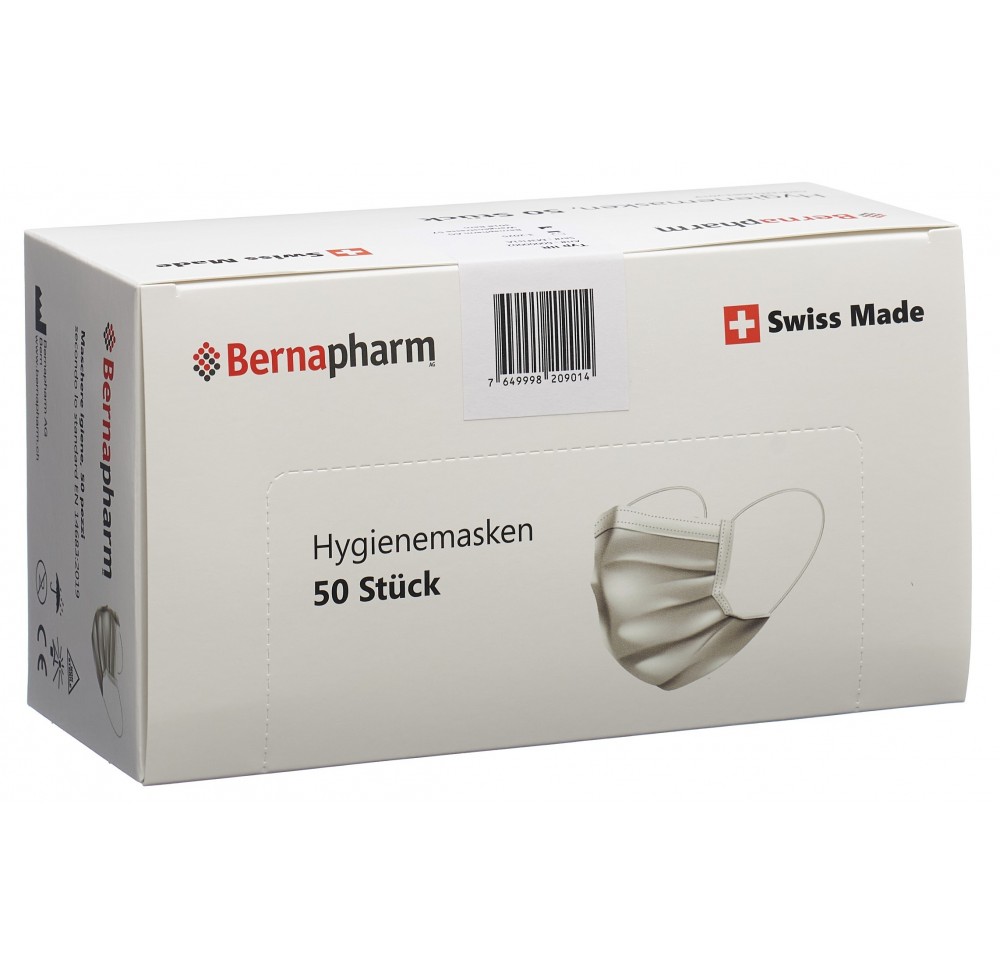 BERNAPHARM Hygienemasken Typ IIR unst 50 pce