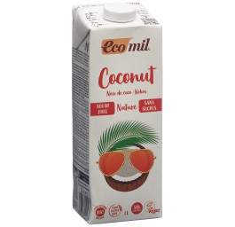 ECOMIL boisson au coco sans sucre 1 lt