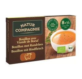 NATUR COMPAGNIE bouillon vian boeuf bio 8 cub 96 g