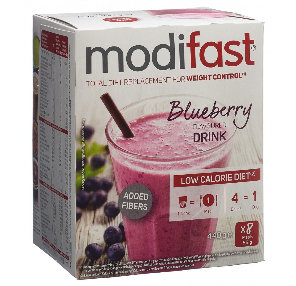 MODIFAST drink yaourt myrtille 8 x 55 g