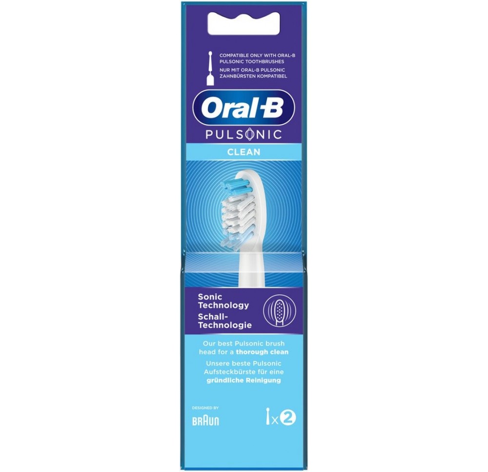 ORAL-B brossette Pulsonic Clean (nouveau) 2 pce