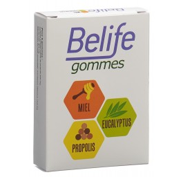 BELIFE gommes Propolis miel-eucalyptus bte 45 g