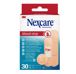 3M NEXCARE Blood-Stop pansements 3 tailles 30 pce