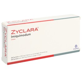 ZYCLARA crème 37.5 mg/g sach 28 pce