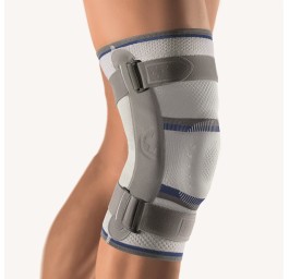BORT band genou avec articulation 5+ gauche argent