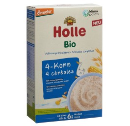 HOLLE bouillie céréales complètes 4 céréales 250 g