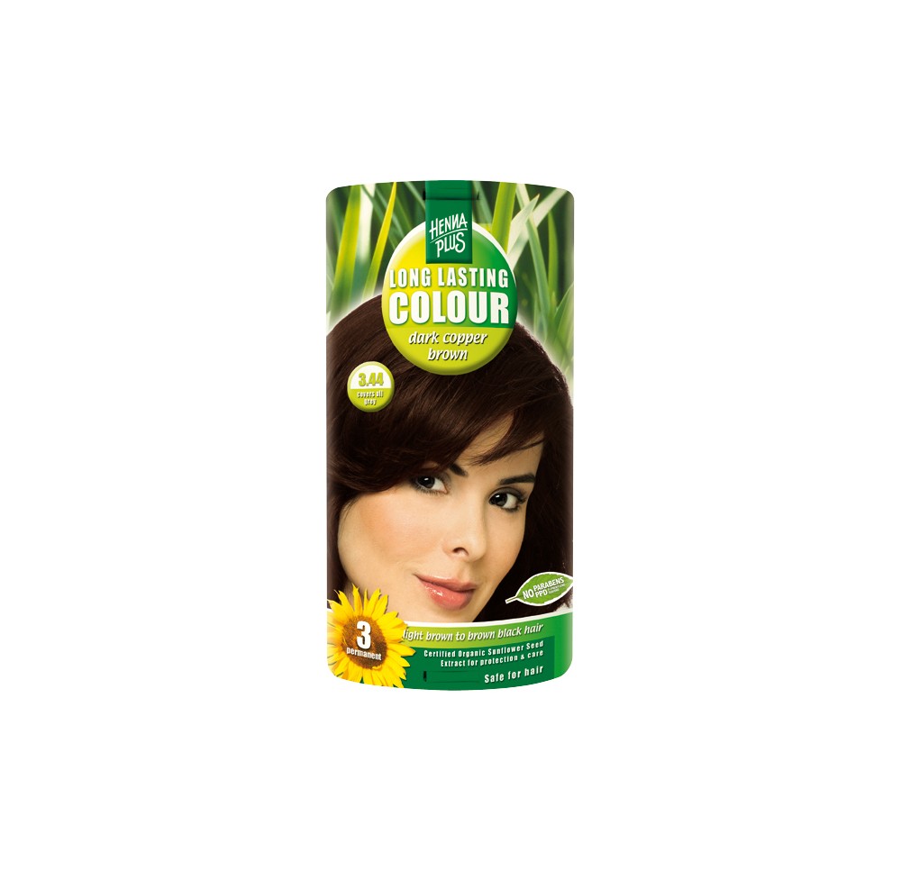 HENNA PLUS Long Last Colour brun cuivre foncé 3.44