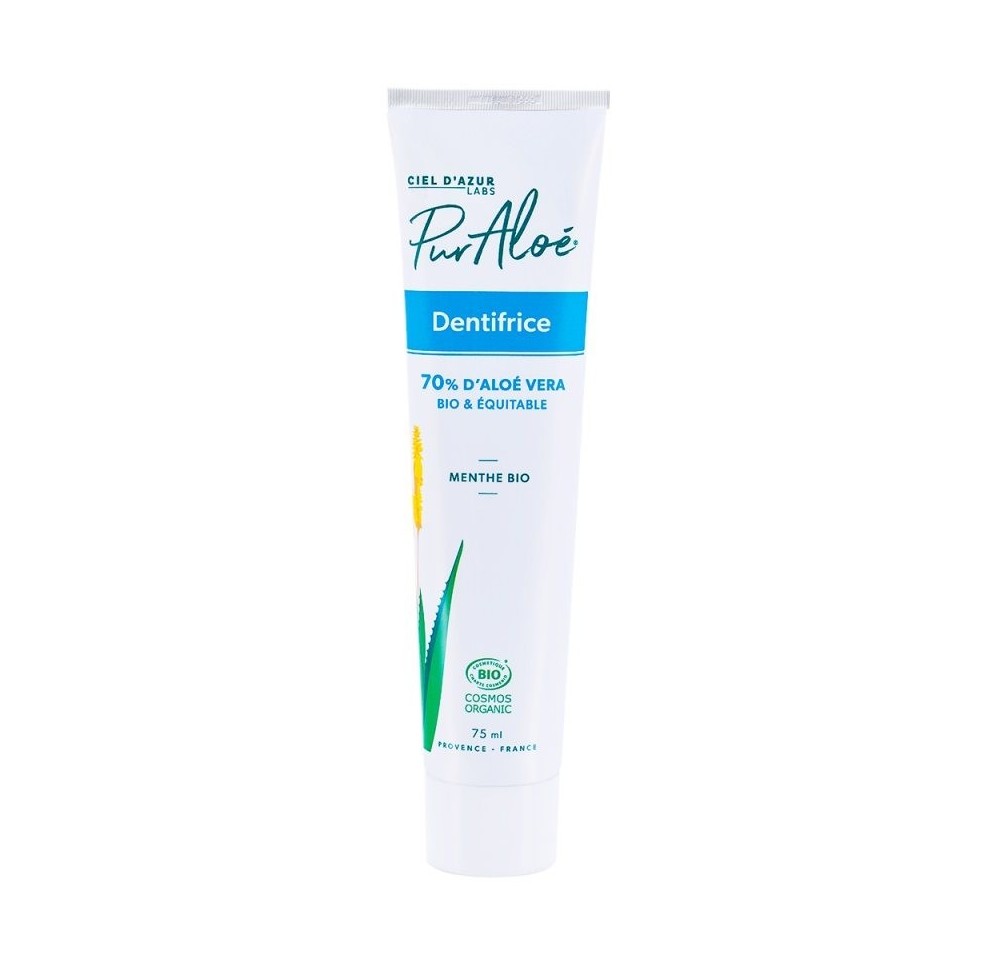 CIEL D'AZUR dentifrice 70% aloe équit tb 75 ml