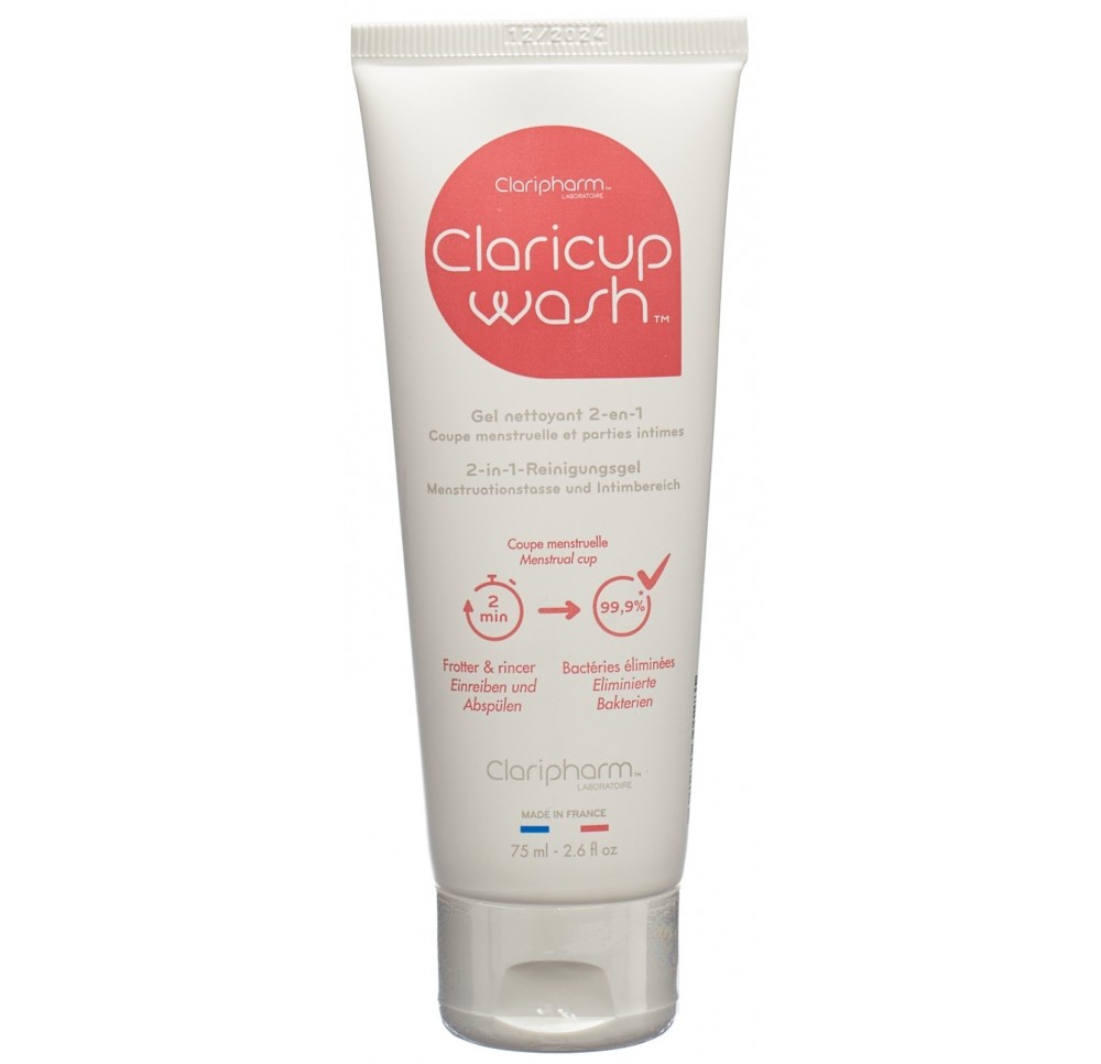 CLARICUP Wash gel nettoyant tb 75 ml