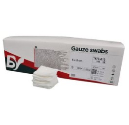 BASTOS compress gaze 5x5cm st 90 x 2 pce