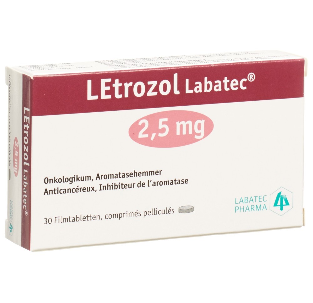 LETROZOL Labatec cpr pell 2.5 mg 30 pce LETROZOL Labatec cpr pell 2.5 mg 30 pce
